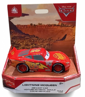 Disney Parks Pixar Cars Lightning McQueen Die-cast Car Scale 1:43 Toy New