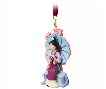 Disney Sketchbook Princess Mulan with Parasol Christmas Ornament New with Tag