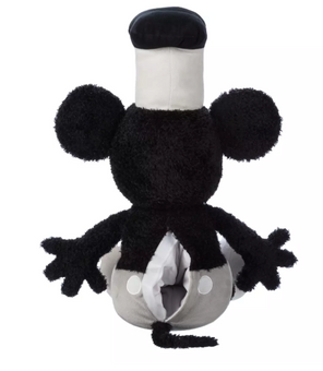 Disney Parks Mickey Mouse Weighted Plush – Steamboat Willie – 17'' New With Tag