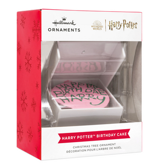 Hallmark Harry Potter Birthday Cake Christmas Ornament New With Box