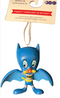 Hallmark Looney Tunes Tweety Dressed as Batman Christmas Ornament New with Tag
