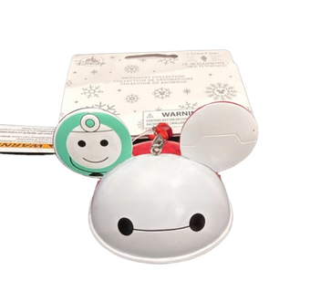 Disney Parks Big Hero 6 Baymax Ear Hat Christmas Ornament New with Tag