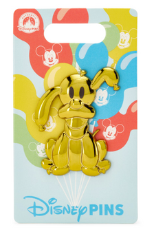 Disney Parks Pluto Balloon Pin New with Card