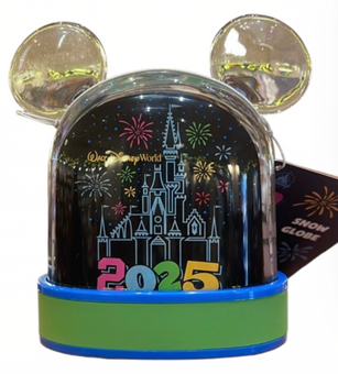 Disney Parks 2025 Mickey Mouse And Friends Water Plastic Snow Globe New With Tag