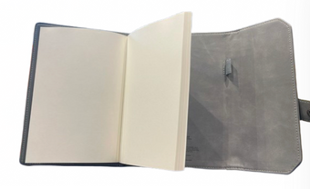 Universal Studios Harry Potter Hogwarts Crest Gray Journal New With Tag