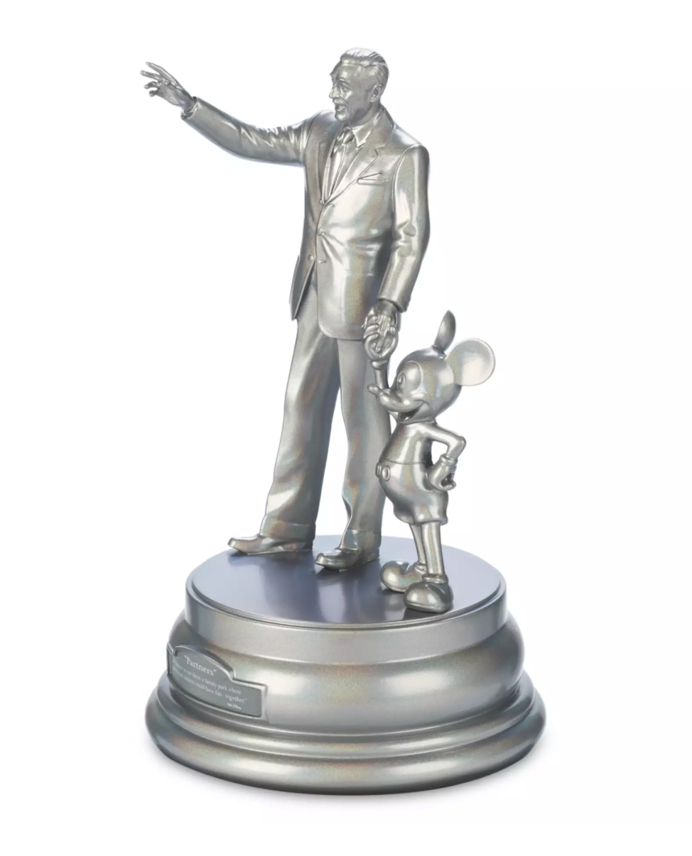Disney Walt Disney and Mickey Mouse Partners Figure Disney100 Sculpture Statue