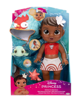 Disney Princess Bathtime Fun Baby Moana Doll Toy New With Box