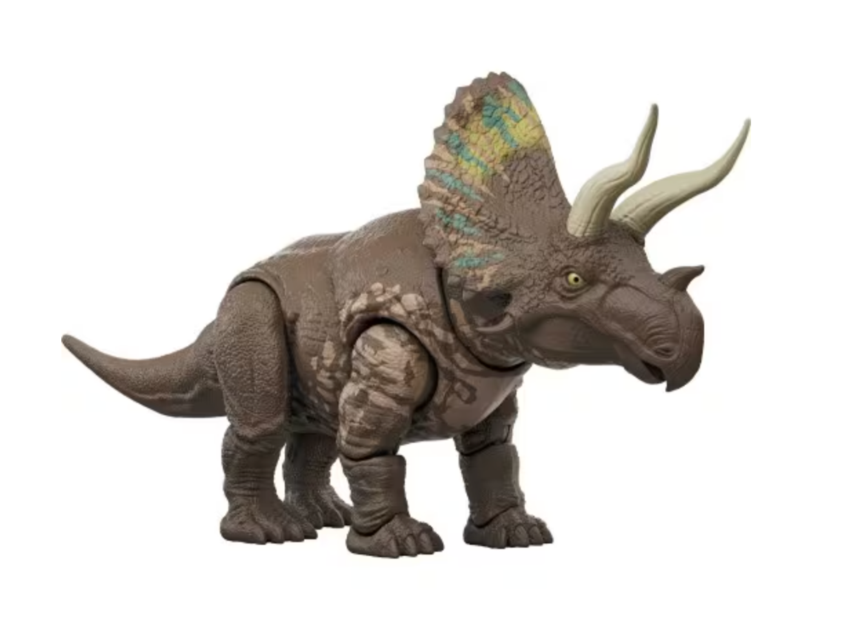 Jurassic World Rebirth Gigantic Thrashers Eotriceratops Dinosaur Action Figure