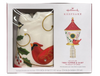 Hallmark 2023 Keepsake Mini The Beauty of Birds Christmas Tree Topper Tree Skirt