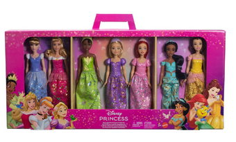 Disney Princess Fashion Doll 7pk with Accessories Story Sparkle Toy New With Tag