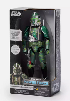 Disney 41st Legion Clone Commander Gree Star Wars Power Force Action Figure New