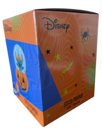 Disney Stitch Pumpkin Snow Globe New Lilo & Stitch Jack O Lantern Halloween