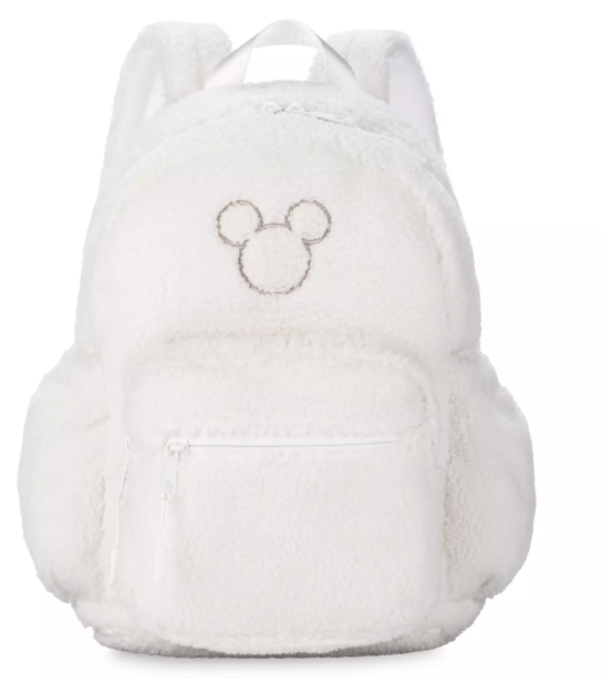 Disney Parks Mickey Mouse Icon Fleece Mini Backpack New With Tag