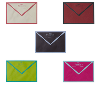 Disney Store Disney Designer Collection Notecard Set Princess Doll New with Box