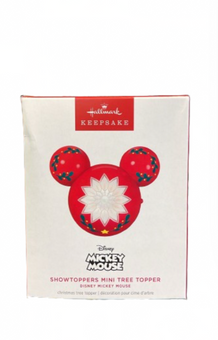Hallmark 2024 Keepsake Mini Disney Mickey ShowToppers Musical Tree Topper New