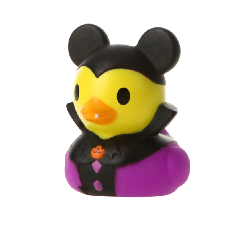 Disney Halloween Duckz Rubber Vampire Ducky Bath Toy New with Tag