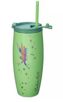 Disney Parks Tinker Bell Stainless Steel Travel Tumbler – Peter Pan New With Tag