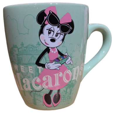 Disney Parks Epcot France Minnie Mouse Sweet Macarons Coffee Mug New with Tag