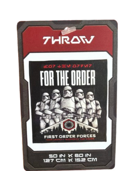 Disney Parks Star Wars Stormtrooper First Order Throw Blanket New With Tag