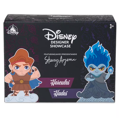 Disney D23 Hercules and Hades Designer Vinyl Figurine Set by Stacey Aoyama New