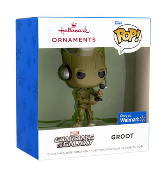 Hallmark Marvel Gaming Groot Funko POP Christmas Ornament New With Box