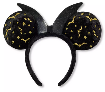 Disney Parks Halloween Bat Ear Headband for Adults New With Tag