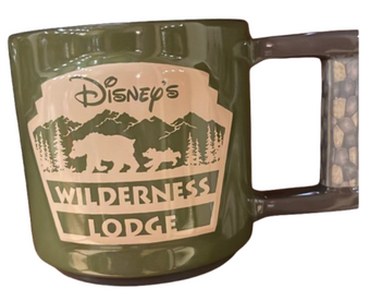 Disney Parks Wilderness Lodge Coffee Mug Forest Bear and Cub New With Tag