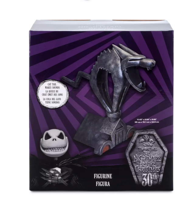 Disney Parks Nightmare Before Christmas 30th Cat Siren Figurine New With Box