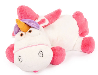 Universal Studios Despicable Me Fluffy Unicorn Sleepy Plush Toy New With Tag
