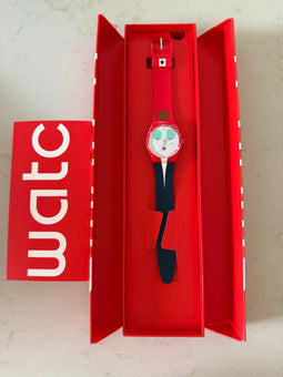 Swatch Wonderqueen Swiss Quartz Silicone Watch New with Box and Certificate