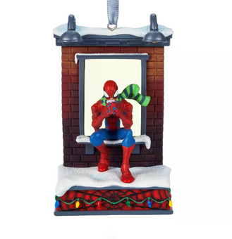 Disney Spider-Man Light-Up Christmas Sketchbook Ornament New with Tag