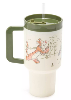 Disney Parks Winnie the Pooh and Pals Travel Cup with Straw New With Tag