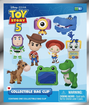 Disney Pixar Toy Story 5 Mystery 3D Bag Clip New with Tag