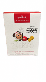 Hallmark 2024 Keepsake Disney Mickey A Year of Disney Magic 2024 Ornament New