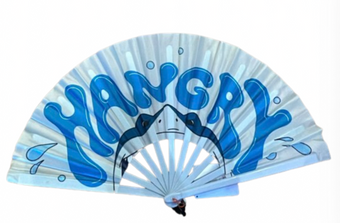 Disney Parks Finding Nemo Hangry Hand Fan with Nemo Charm 25" New With Tag