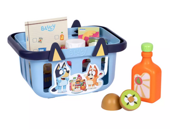 Disney Bluey Shopping Basket Play Set Toy New With Tag