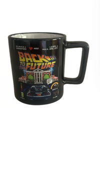 Universal Studios 40th Back To The Future Movie Ceramic Coffee Mug New
