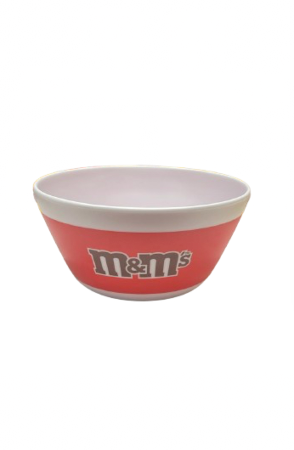 M&M's World Red Character Silhouette Melamine Satin Finish Bowl New
