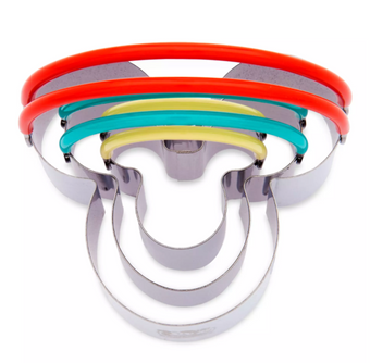 Disney Parks Mickey Mouse Icon Biscuit Cutter Set New With Tag