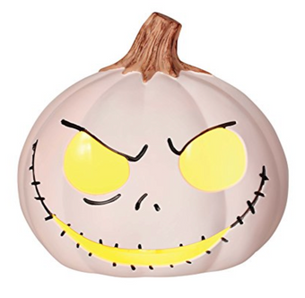 Disney Nightmare Before Christmas Jack Skellington 6" Light up Pumpkin New W Tag