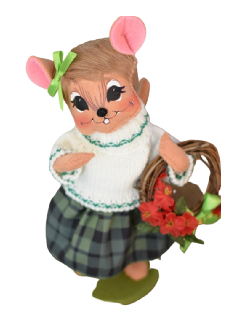 Annalee Dolls 2023 St. Patrick's 8in Irish Wreath Mouse Plush New with Tag