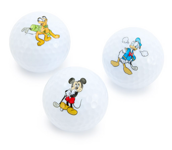Disney Parks Mickey Mouse and Friends Golf Ball Set of 3 New with Box