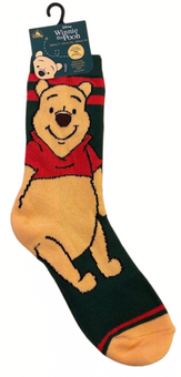 Disney Parks Winnie the Pooh Friends Socks For Adult New with Tag