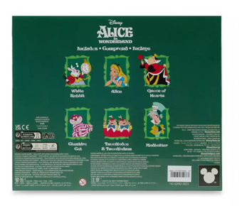 Disney Alice In Wonderland Figurine Play Set Playset White Rabbit Cheshire Cat