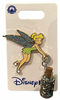 Disney Parks Peter Pan Tinker Bell with Bottle of Pixie Dust Pin New With Card