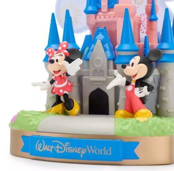 Disney Parks Mickey Minnie Mouse Cinderella Castle Coin Bank WDW New With Tag