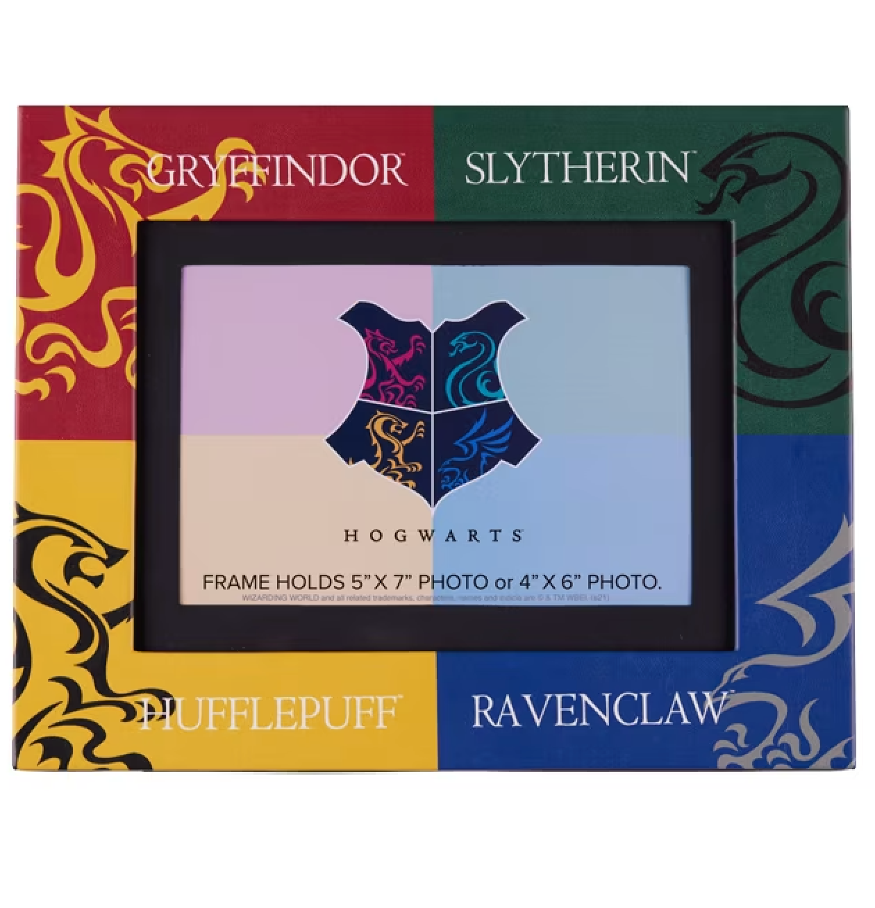 Universal Studios Wizarding Harry Potter Hogwarts House Emblem Photo Frame New