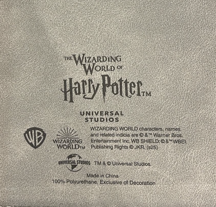 Universal Studios Harry Potter Hogwarts Crest Gray Journal New With Tag