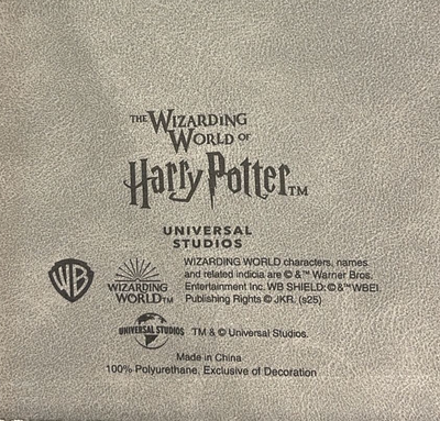 Universal Studios Harry Potter Hogwarts Crest Gray Journal New With Tag