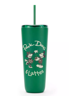 Disney Parks Mickey Minnie Mouse Starbucks Tumbler Park Days & Lattes New Tags